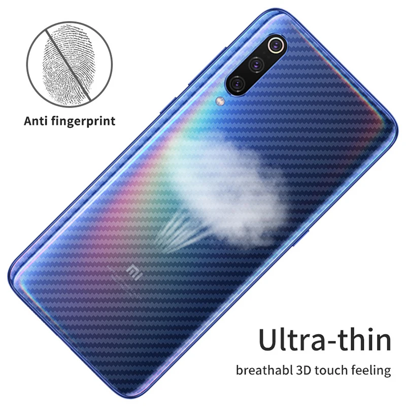 HODYEX для Xiaomi mi9 углеродное волокно задняя наклейка с защитой экрана пленка xiaomi SE mi 9