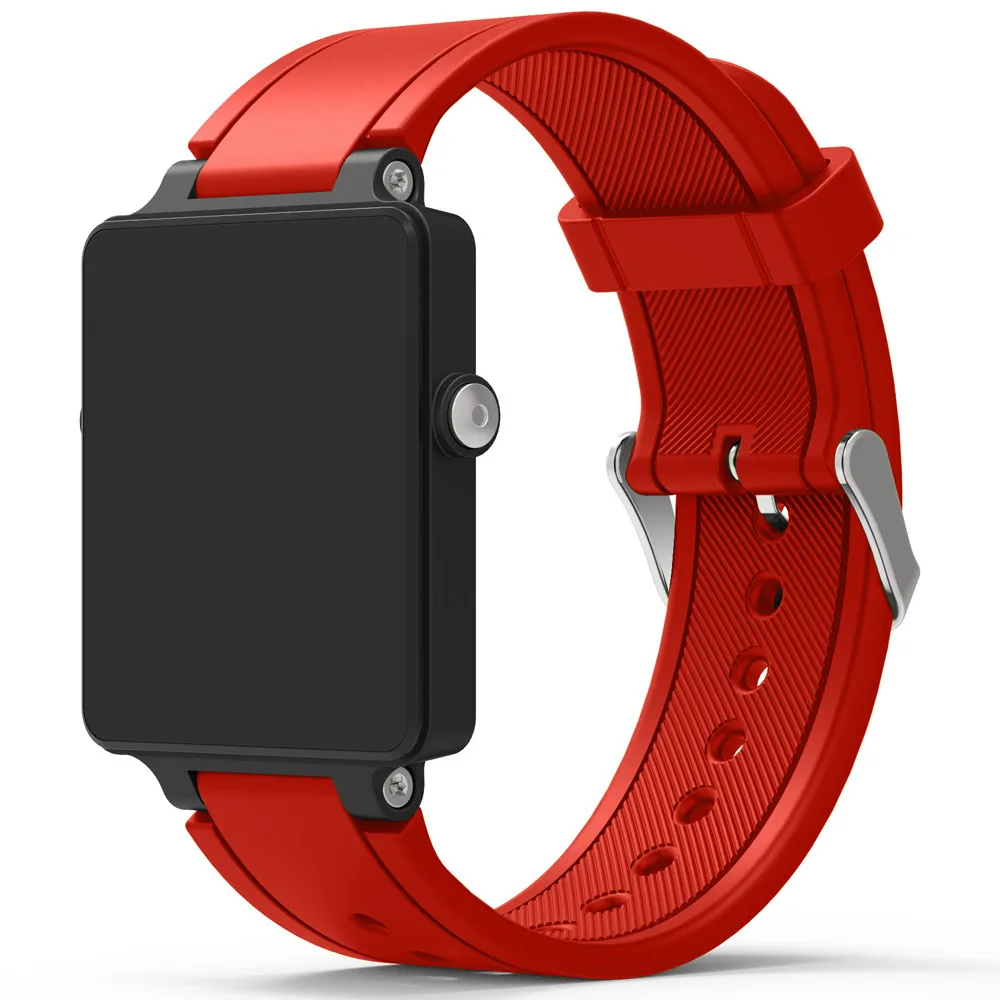 Ремешок силиконовый для наручных часов спортивный браслет Garmin Vivoactive Acetate Умная
