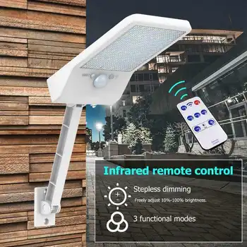 

48 LED Solar Power Street Light PIR Motion Sensor wall Lamp Remote Control Rotate Bracket Solar Street Light Newest 800LM Outdo