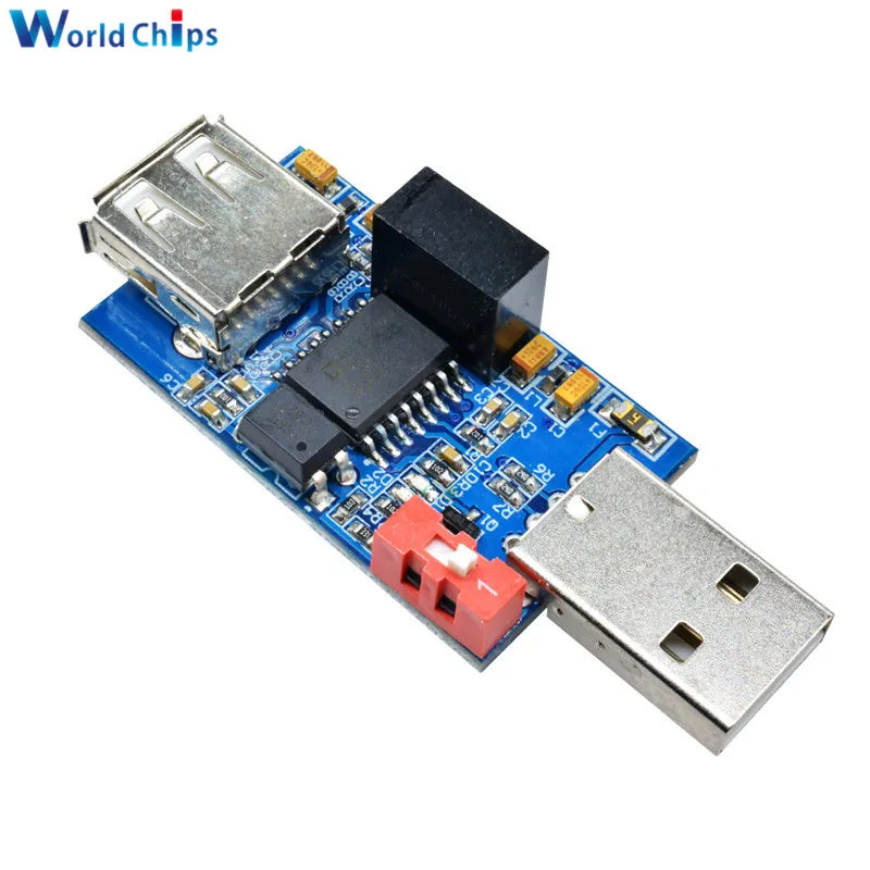 USB To USB Isolator 1500V Max ADUM4160 ADUM3160 Module Low High Speed Switch