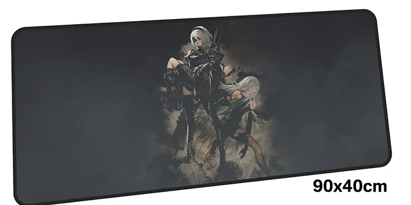 Nier automata коврик для мыши computador gamer mause коврик 900x400X2 мм Большой восхитительный Коврик Для Мыши Эргономичный гаджет офисный стол коврики - Цвет: Size 900x400X2MM