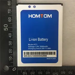 Высокое качество Новый резервный HT3 Батарея для HOMTOM HT3 HT3 Pro 3,8 В 3000 мАч заменить батареи мобильного телефона в наличии зарядки