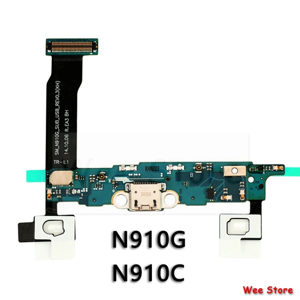 Для Samsung Galaxy Note 4 N910A N910K N910L N910C N910S N910G оригинальный USB порт для зарядки зарядное
