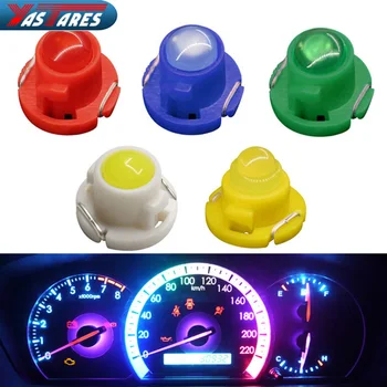 

5pcs Car Instrument Light T4.7 LED Light 5050 SMD Warning Light Instrument Light Bulb White / Red / Blue / Yellow / Green DC 12V