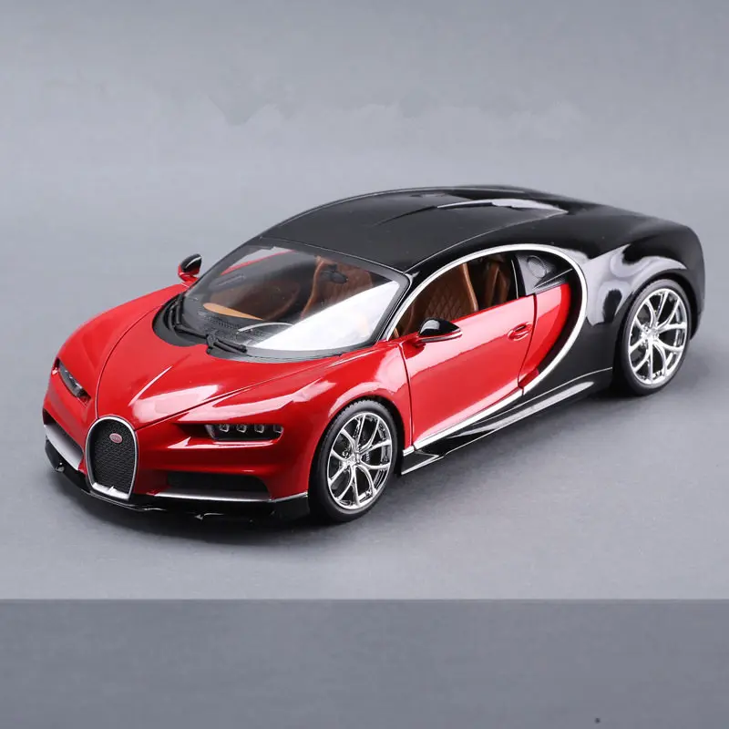 Bburago 1:18 Bugatti Chiron divo имитация сплава Ретро модель автомобиля классическая модель автомобиля украшение автомобиля коллекция подарок - Цвет: Rad