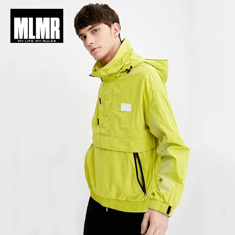 JackJones Men's Hood Drawstring Letter Print Jacket M|218121552