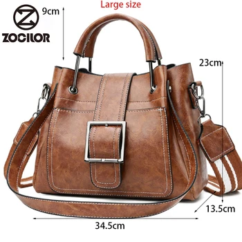 

NEW 2018 Women Messenger Bag Vintage Shoulder Bag Women Handbags Designer hight quality PU Leather Ladies HandBags Sac a main