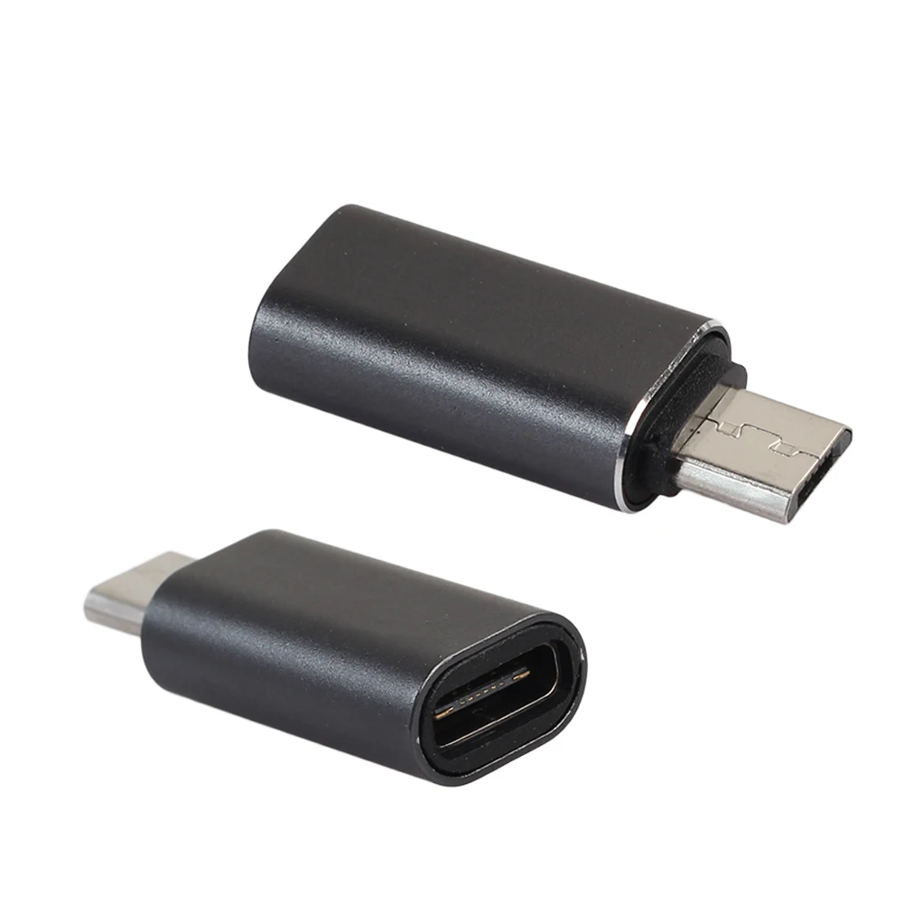 2 шт./партия usb type C Женский к Micro USB Мужской конвертер адаптер Алюминиевый Разъем Зарядное устройство USB конвертеры для Nexus