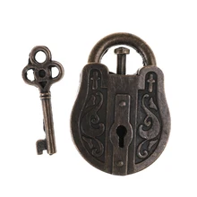 Rompecabezas de Metal fundido Vintage para niños y adultos, cerradura de Dios, IQ y EQ juguete de llaves, juguetes rompecabezas, regalo intelectual educativo, 1 Uds.
