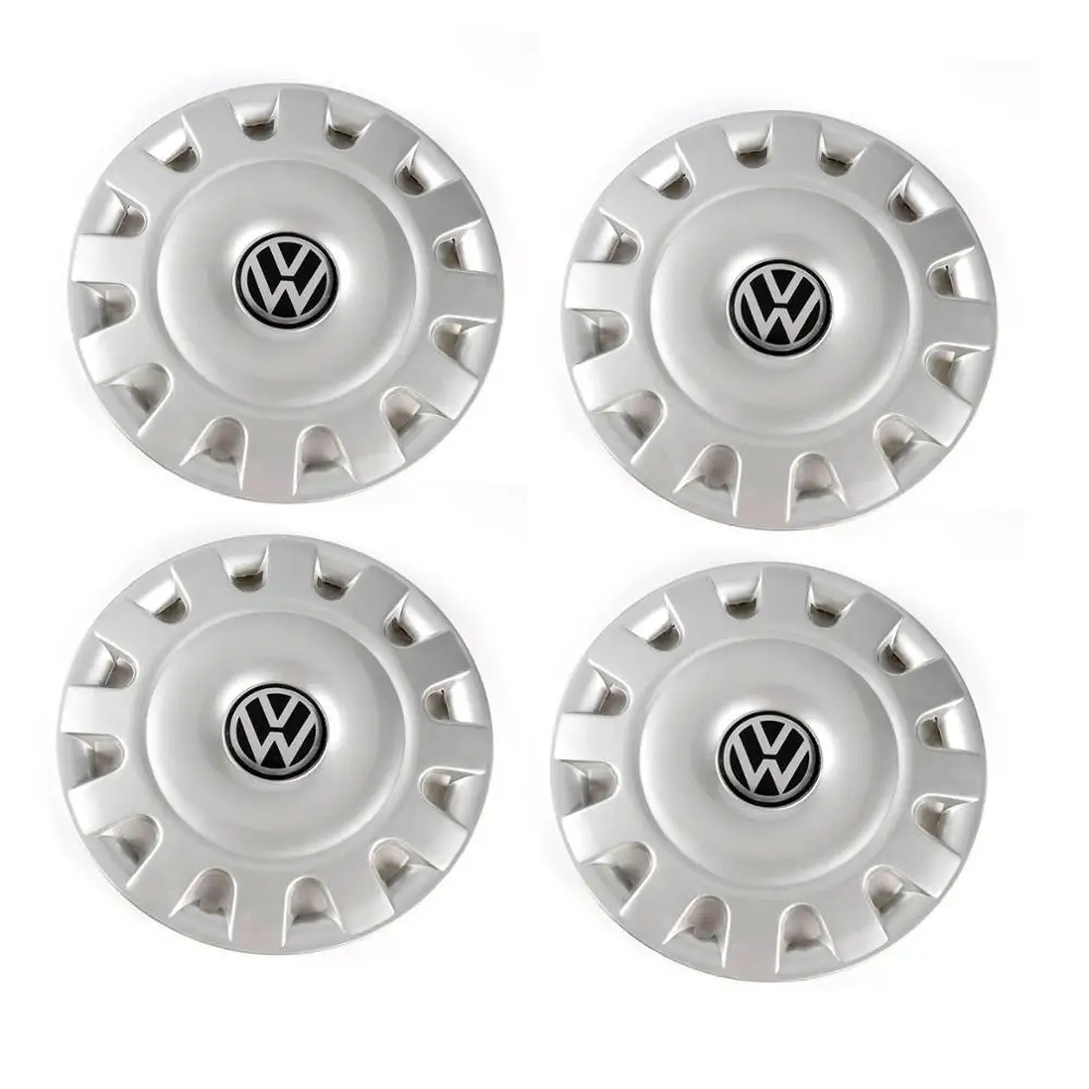 

OEM Chrome 4pcs 385mm 38.5cm Wheel Center Cap Hub Cover Logo Emblem Replacement For VW Volkswagen Jetta 2005