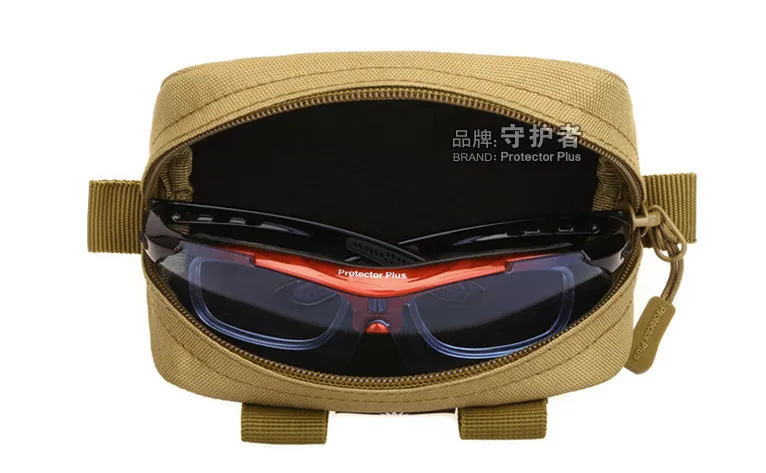 Тактический футляр для очков, защита плюс A016, спортивная сумка На открытом воздухе, нейлоновые солнцезащитные очки, очки для чтения, сумка для переноски, военный Чехол Molle EDC