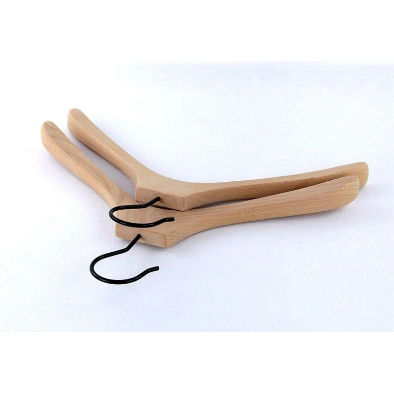 Delightful Beech Wood Hanger for Coats and Pants, Show Elegant (10 Pieces/ Lot)