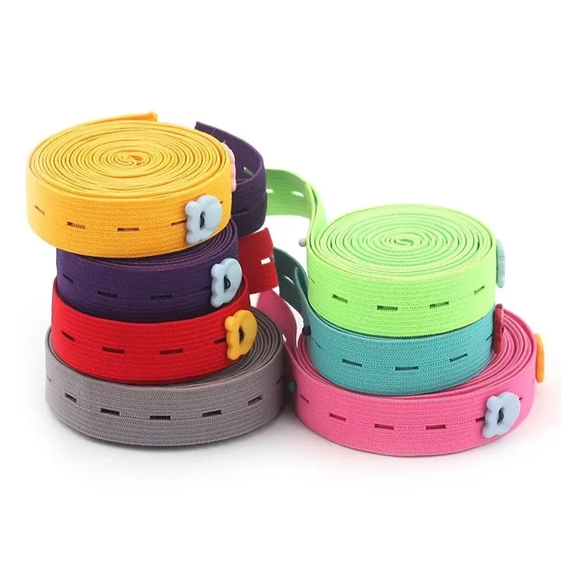 

18mm-20mm Colorful Adjustable Elastic Bands Fastener Elastic Belt for Baby Pregnant Women Garment Trousers Sewing Accessory DIY