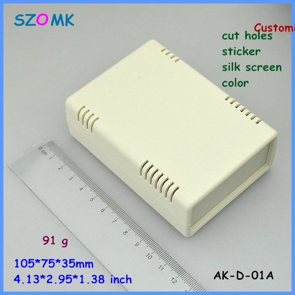 Прямые продажи(10 шт.) электронный прибор Корпуса 105*75*36 мм ручной Пластик коробка, ABS Настольный кабинет