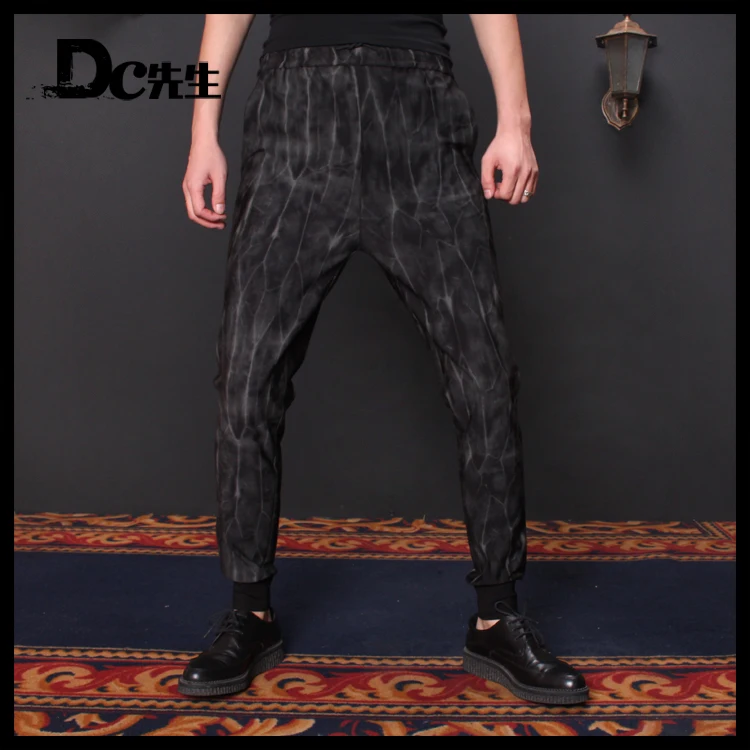 Фото М ~ 3XL! 2016 мужская Для dc оригинальный дизайн осень мужчины тонкие узкие брюки