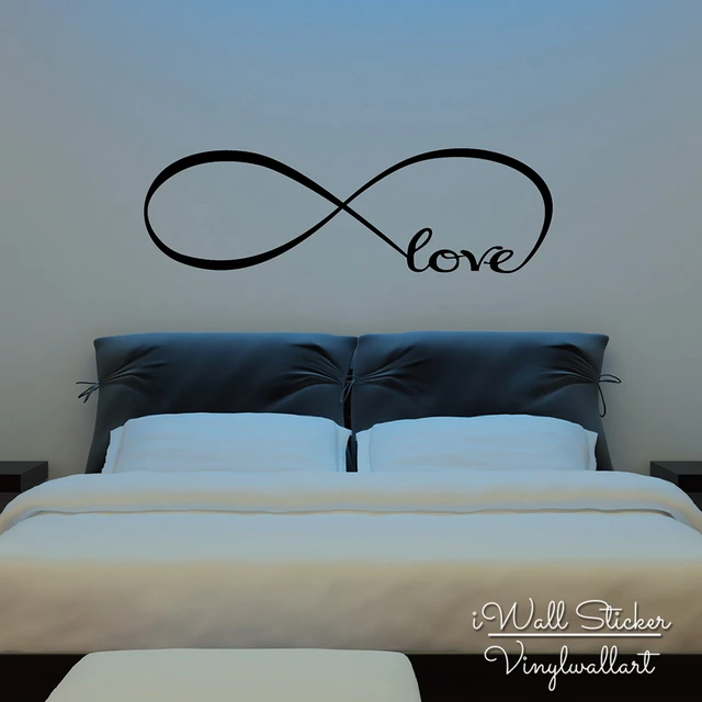 infinite love quote wall sticker love quotes wall decal bedroom wall