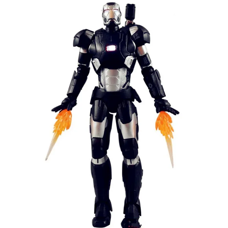 

Avengers:Infinity War Alloy James Rhodes American Colonel Armor War Machine With LED Light Action Figure Model Toy G1147