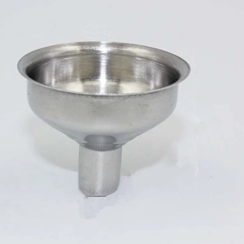 6 Pcs/Lot Stainless Steel Small Funnel Flagon Liquor Funnels Kitchen