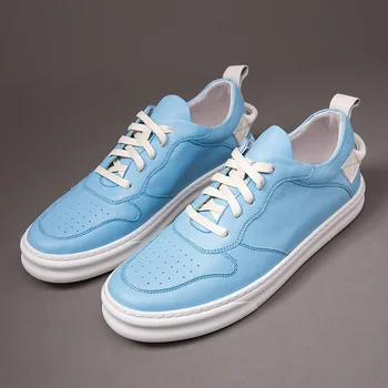 

2019 new Men Casual Shoes Man Flats Breathable Shoes mens Fashion leather shoes Male Footwear Spring Autumn Sneakers male