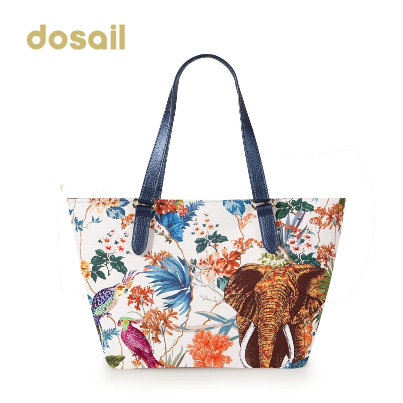 hotsale new 2016 brand women's bags Large natural multi colored women's