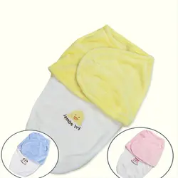 Новорожденных Sleepsack хлопок ребенок пеленание постельные принадлежности детское одеяло для Обёрточная бумага Одеяло и пеленание теплая