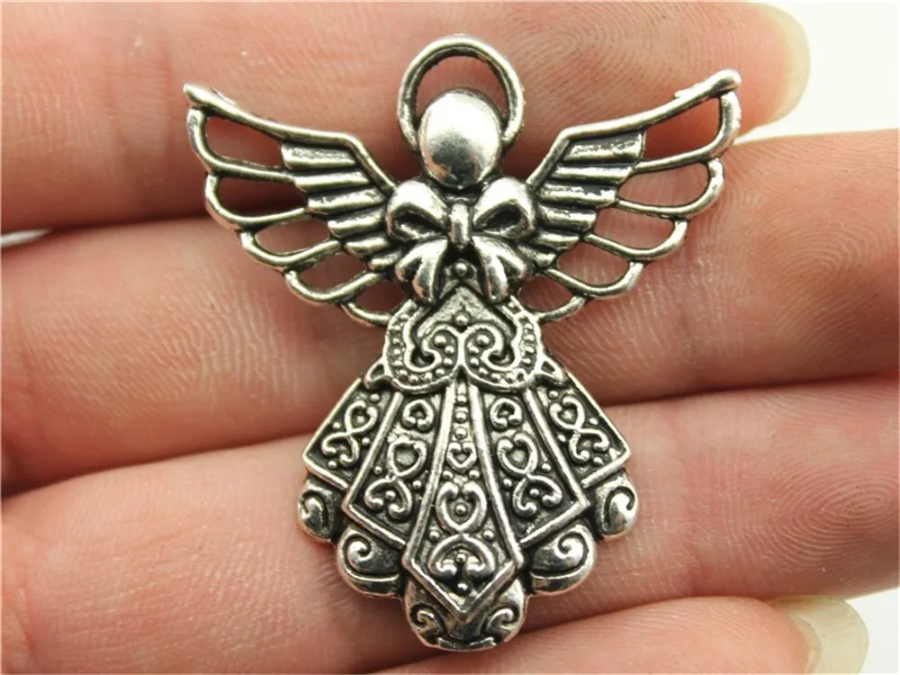 WYSIWYG 1pcs 42x39mm 3 Colors Antique Gold, Antique Silver, Antique