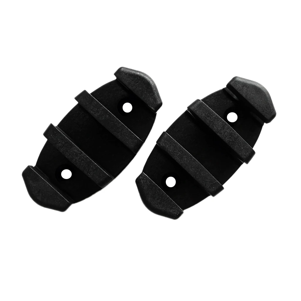 

2 Pieces 87mm Marine Kayak Canoe Boat Zigzag Anchor Cleat Secure Bow Safety Line Fishing Accessories Black