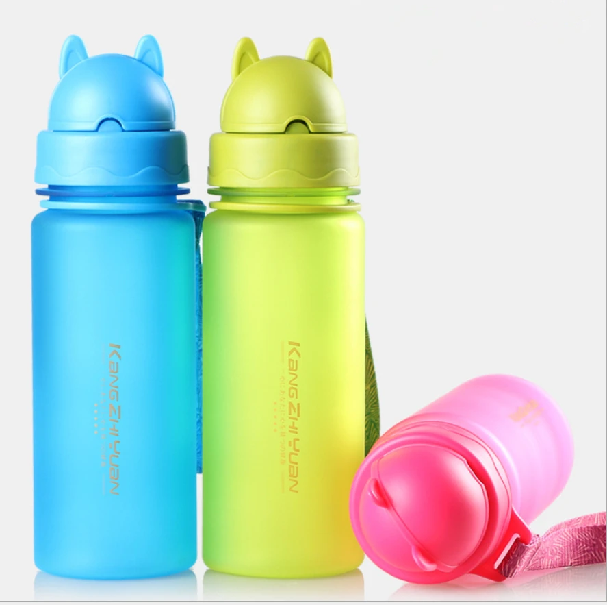 

LC 400ml kids plastic water bottle cartoon design water flask for children