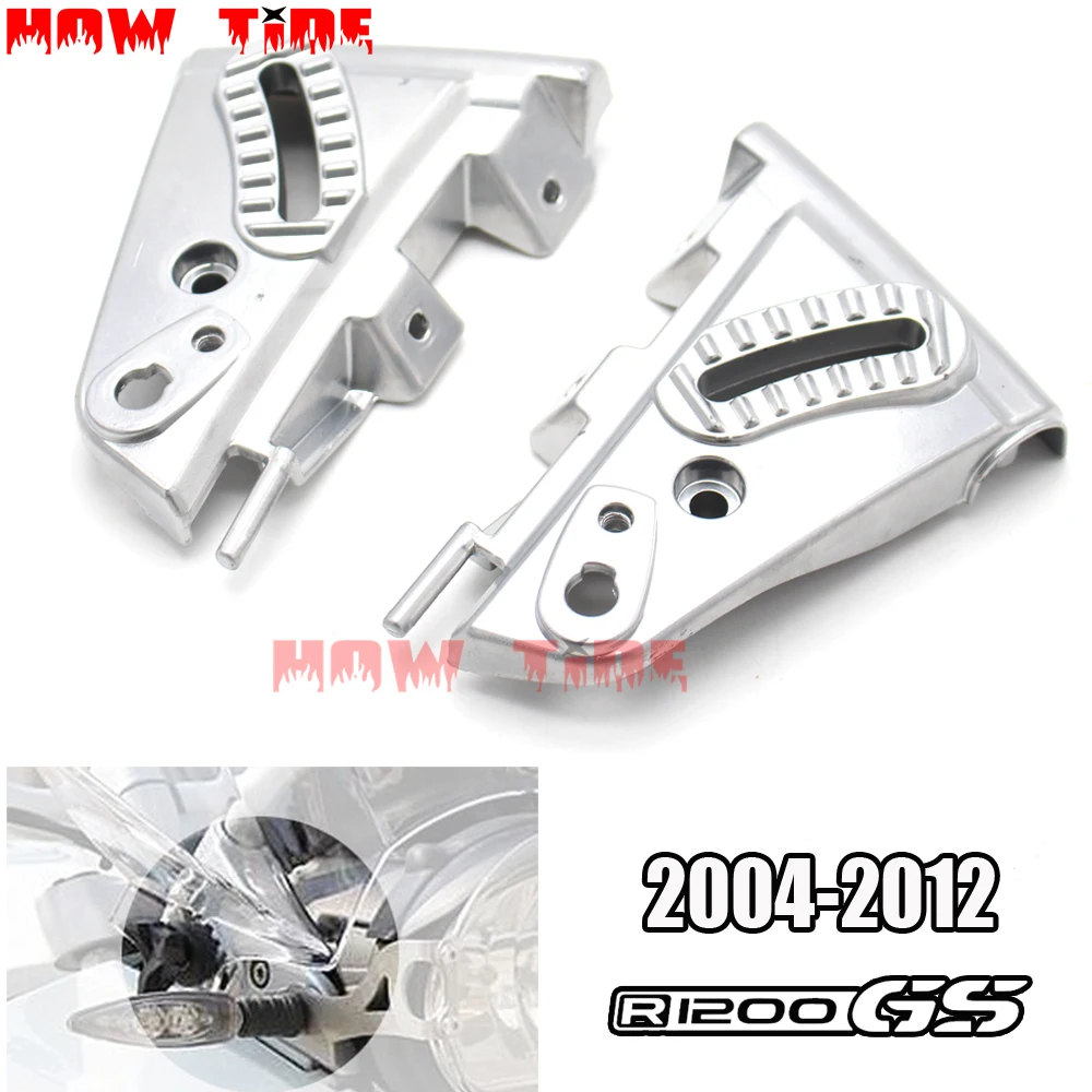 

for BMW R1200GS GS1200 04-12 R 1200 GS R1200 GS 2004 - 2012 2011 Motorcycle Windshield WindScreen Mounting Cover Kit Aluminum