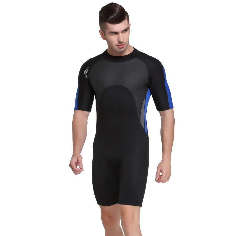

SBART 2mm Neoprene Surf Wetsuit Men For Swimming Scuba Diving Equipment One-Piece Spearfishing Sailing Wet Suits Men