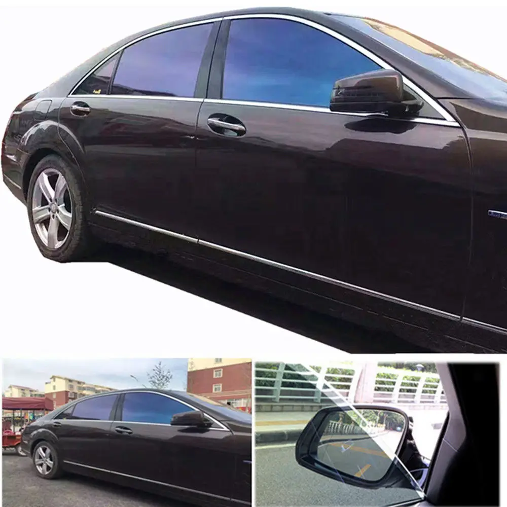 1 52x1 м Хамелеон цвет 100% УФ отражающие 23% VLT Тонирующая оконная пленка автомобиля