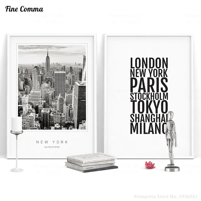 Scandinavian Decor New York Cities Poster Nordic Art Posters Scandinavian Decor New York Cities Poster Nordic Art Posters And Prints Wall Picture For Living