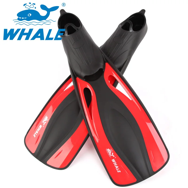 WHALE Adult Swimming Fins Adjustable Submersible Long Fins Foot
