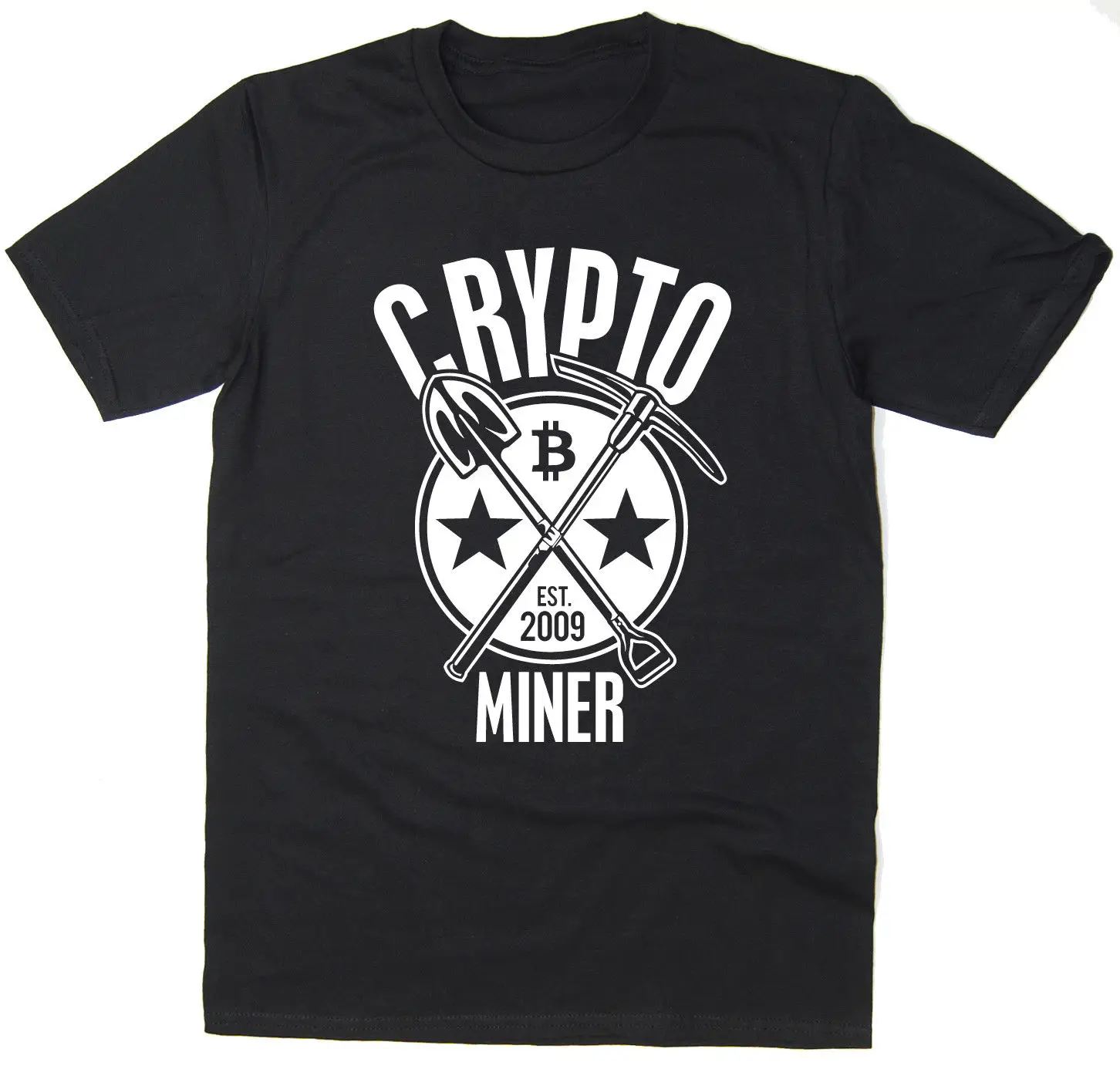 Crypto Miner T-Shirt - BTC ETH LTC Cryptocurrency Bitcoin - 6 colours New T Shirts Funny Tops Tee New Unisex Funny Tops Crypto Miner T-Shirt - BTC ETH LTC Cryptocurrency Bitcoin - 6 colours New T Shirts Funny Tops Tee New Unisex Funny Tops