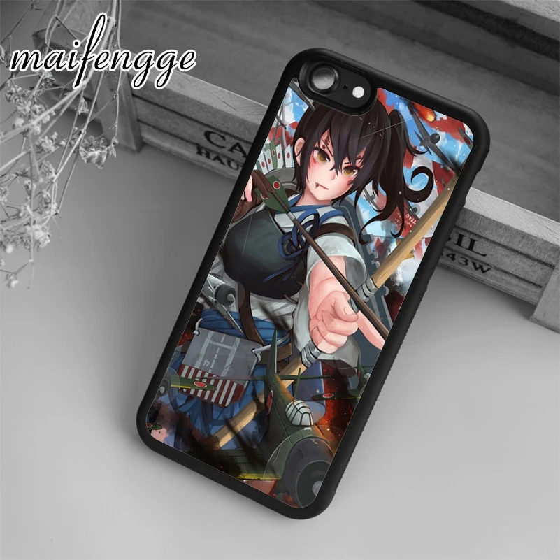 Maifengge аниме Kantai Collection Kaga чехол для iPhone 5 6 s 7 8 plus 11 12 Pro X XR XS Max Samsung Galaxy S6 S7 edge S8 S9 |