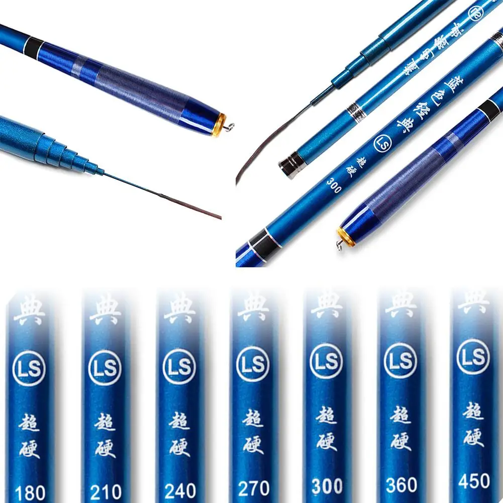 

1.8M-4.5M Ultra Light Super Hard High-carbon Ultra Short Stream Fishing Rod Mini Fishing Rod 308 Jul 24