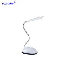 Foxanon Eye Protect светодиодный ночной Светильник сгибаемый гибкий кнопочный переключатель 3а на батарейках светодиодный светильник для чтения книг настольная лампа светильник ing