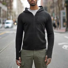 Out door Men Thermal Army Tactical Military Wool Hoodies Sweatshirt Cardigan Slim Warm short plush Fleece hooded jacket clothes