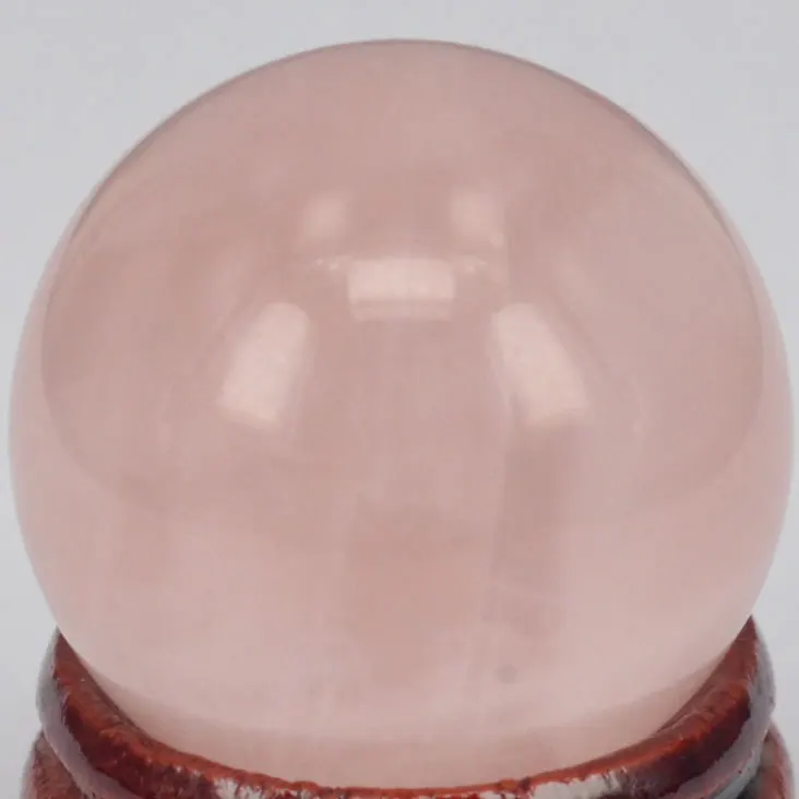 Free Shipping Natural Stone Gemstone 30MM Rose Quartz Sphere Crystal Ball Chakra Healing Reiki Stone Carving Crafts