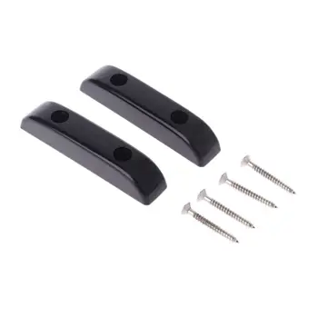 

2pcs Fender Black Thumb Rest/Tug Bar/Finger Pull For Jazz Precision Bass Guitar