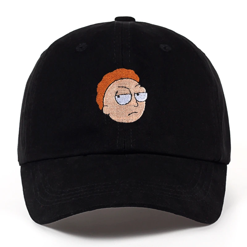 Unisex الماركة المتحركة ريك و morty morty أبي تعديل ريك جودة عالية العظام سنببك قبعات البيسبول كاب casquette