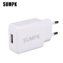 SUMPK 5V2. 1A USB настенное зарядное устройство EU US plug Универсальный мобильный телефон дорожный адаптер питания для iPhone 7 6 6plus для samsung LG htc