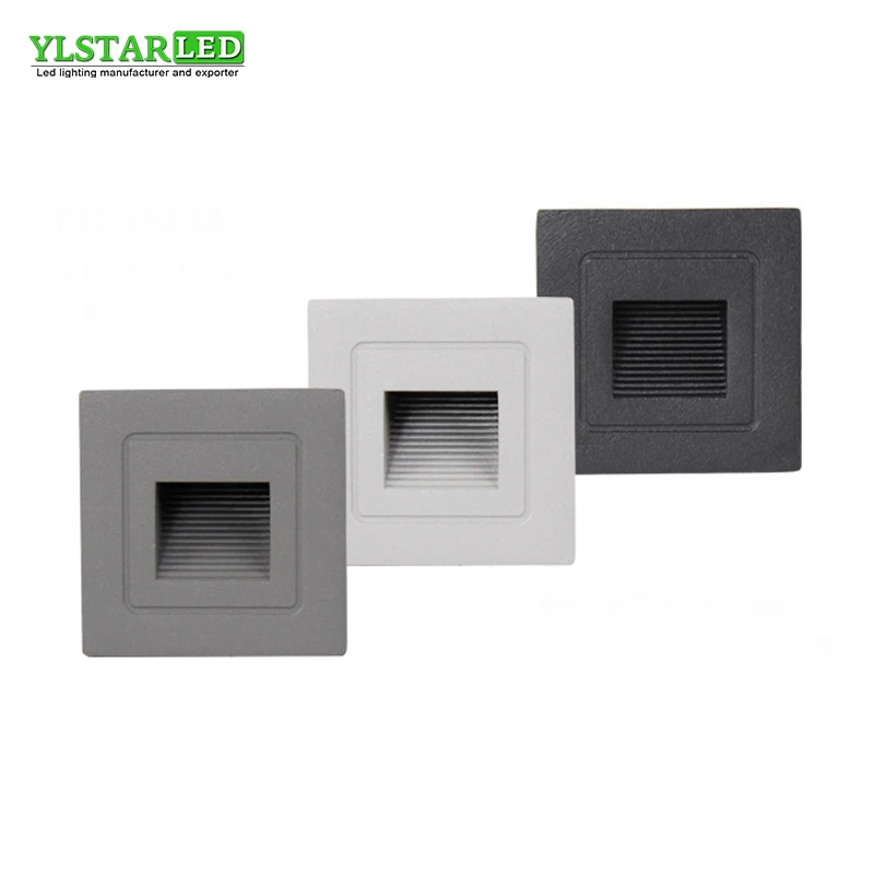 YLSTAR Бесплатная доставка светодиодный Угловой светильник 1 Вт 3 AC85 265V Светодиодная
