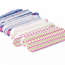 10 pièces Limes À Ongles Jetables Manucure Polisseuse Vague Spot Mini Clou Meule De Polissage Bloc D'art D'ongle De Ponçage Outils SAA30(China)