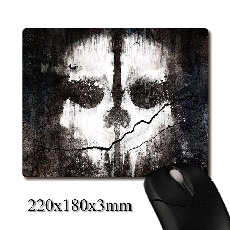Коврик для мыши Ghost Face of COD CG с тяжелым плетением Противоскользящий резиновый
