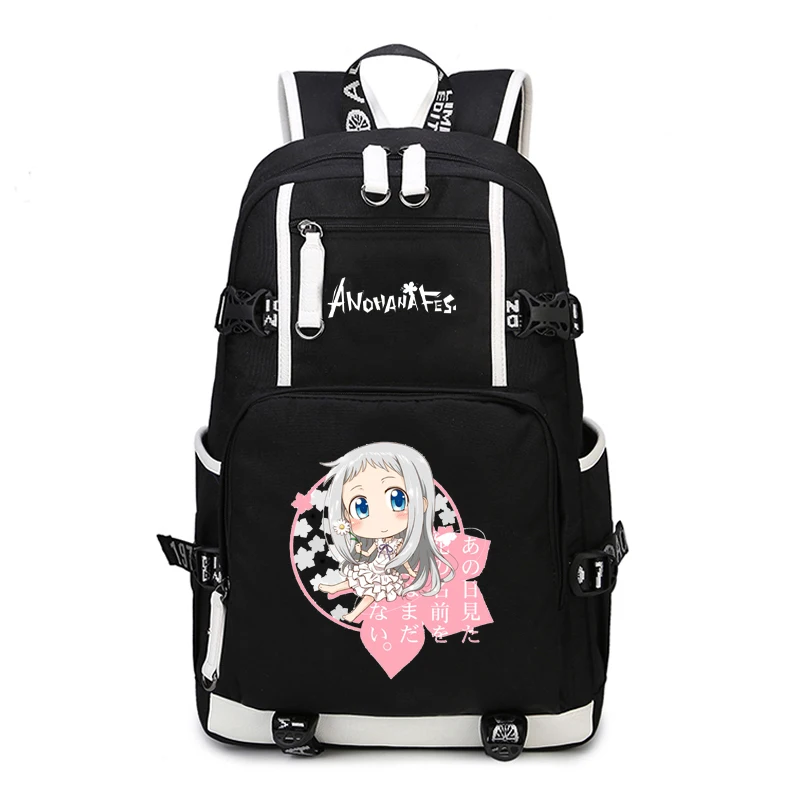Аниме Рюкзак "Anohana" студенческий большой мультфильм Honma schoolшкольные сумки рюкзаки для ноутбука для путешествий сумка для компьютера ранец - Цвет: I