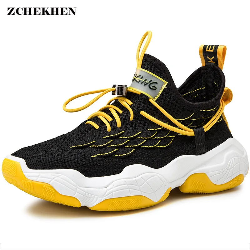 

Ins Chunky Sneakers Men Spring Summer Thick Bottom Shoes Breathable Hip Hop Sneakers Tenis Masculino Adulto Zapatos De Hombre