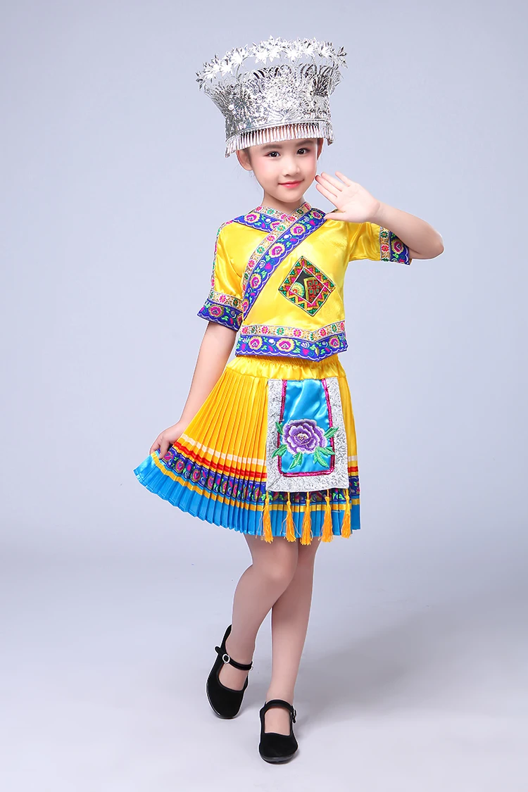 Детские танцевальные костюмы Miao одежда Hmong не шляпа|hmong clothing|dance costumecostumes hmong |