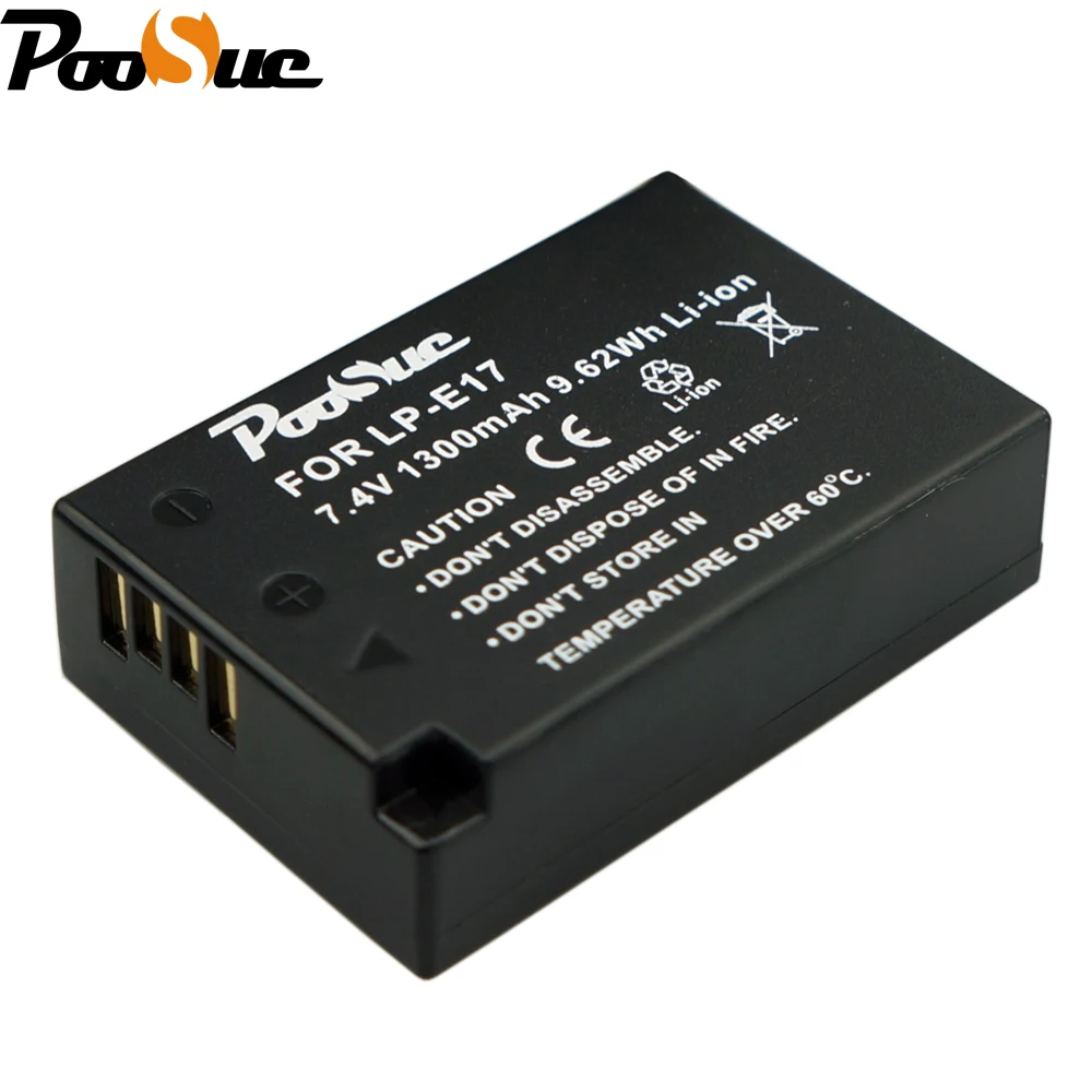 LP E17 Camera battery lpe17 LP E17 1300mAh 7.4V Bateria for Canon EOS
