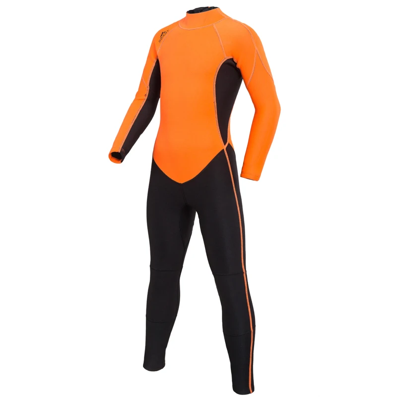 

SBART New 2mm Neoprene Kids Wetsuit Swimwear One-piece Long Sleeved Dive Surfing Wet Suit Child Sunscreen Warm Bating Clothing K